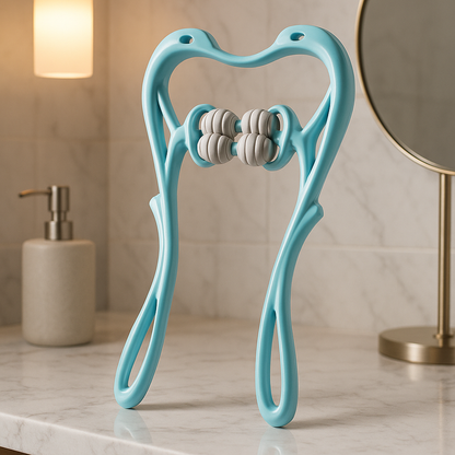 Multifunctional Manual Six-Wheel Neck Massager