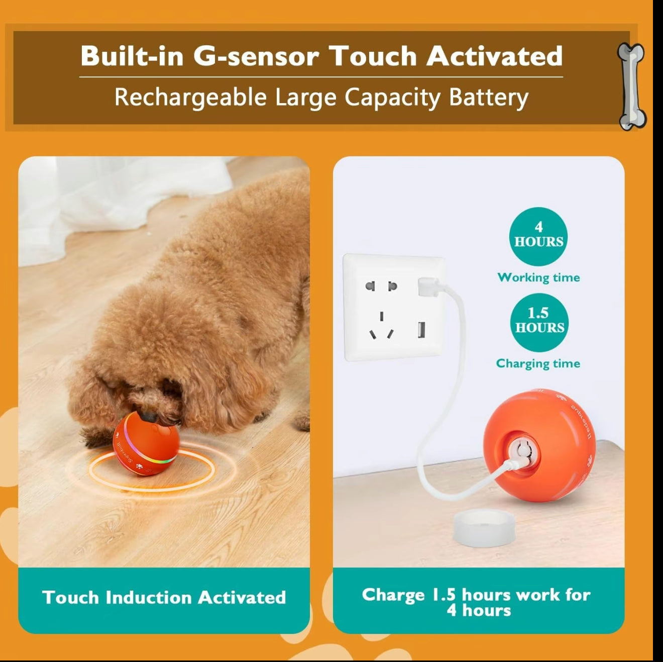 Smart Interactive Dog Ball